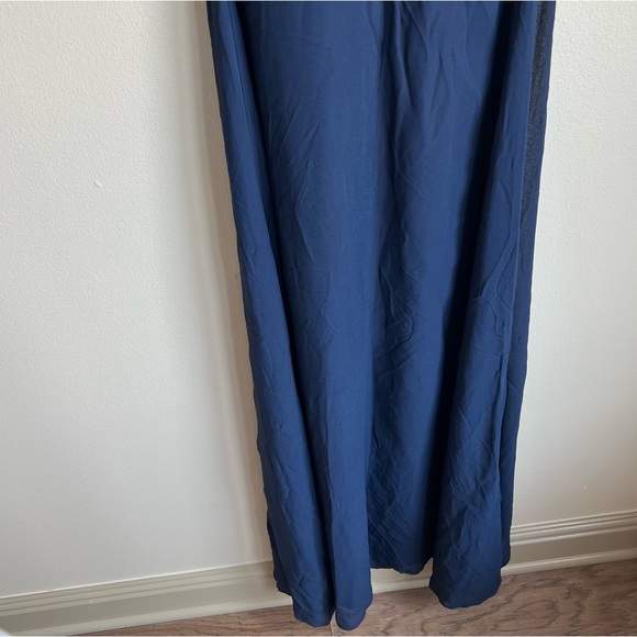 Reformation Navy Ingrid Strapless Maxi Dress, Size 0 - Picture 8 of 8